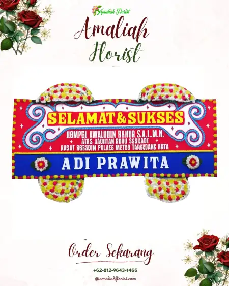 Papan Bunga Ucapan Selamat Jenangan