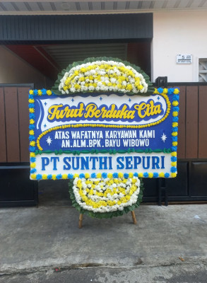 Papan Bunga Duka di Jenangan
